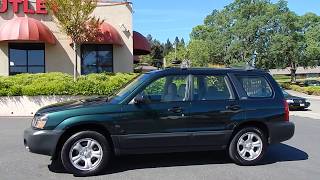 2003 Subaru Forester 25X AWD 5 speed manual wagon video overview and walk around [upl. by Ok]