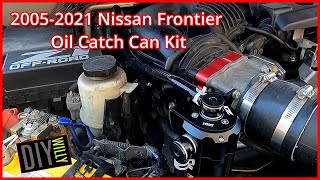 Installing Z1s Nissan Frontier Catch Can Kit for all 38L and 40L V6 models [upl. by Aicital]