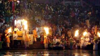 Ganga Aarti at HarKiPauri Haridwar  Incredible India [upl. by Rod364]