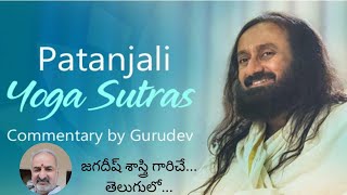 Patanjali Yoga Sutra in Telugu 03  Sri Jagadish Sastry  The Art of Living [upl. by Lletnuahs]