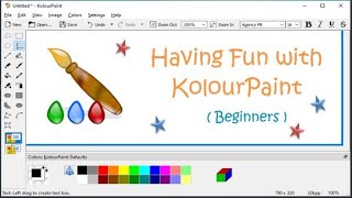 KolourPaint Tutorial for Beginners [upl. by Rehotsirk]