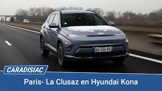 Paris  La Clusaz en Hyundai Kona  longue est la route [upl. by Nnayd]