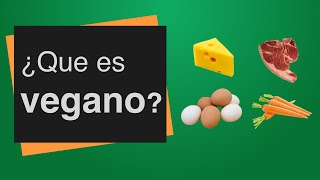 Que es vegano  Que es vegetariano  Vida V [upl. by Adnolohs]