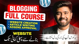 Blogging Complete Course for Beginners  How to Start Blogging amp Earn Money in 2023 [upl. by Hallsy]