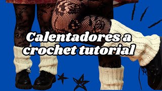 🌈Como Tejer POLAINASCALENTADORAS a Crochet Paso a Paso [upl. by Yetti]