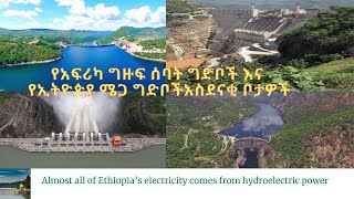 Top 7 Largest Dams In Africa amp the remarkable places of Ethiopia’s Mega Dams [upl. by Rex]