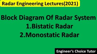 Block diagram of Radar [upl. by Allyce448]