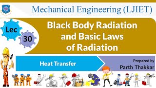 L 30 Black Body Radiation and Basic Laws of Radiation  Heat Transfer  Mechanical [upl. by Verney]