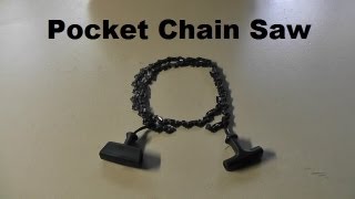 How to Make a Survival Saw Pocket Chain Saw [upl. by Hardman]