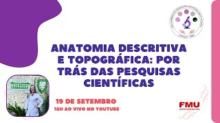 LIVE  ANATOMIA DESCRITIVA E TOPOGRÁFICA [upl. by Delmor]