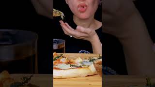 ASMR eating crunchy pizza [upl. by Gerik617]