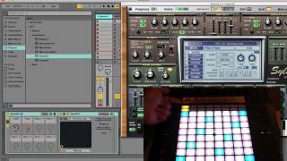 Using Ableton Push To Control NonAbleton VSTi [upl. by Nat]