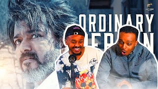 LEO  Ordinary Person Lyric  REACTION  Thalapathy Vijay  Anirudh Ravichander [upl. by Jacy656]