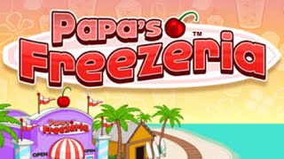 Papas Freezeria Full Gameplay Walkthrough [upl. by Arakaj]