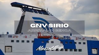 GNV SIRIO  Arrival in GENOA [upl. by Longo]