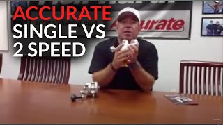 Single Speed vs 2Speed Fishing Reels  ACCURATE [upl. by Giaimo350]