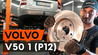 Hvordan bytte bak bremseskiver der på VOLVO V50 1 P12 AUTODOCVIDEOLEKSJONER [upl. by Anirak]