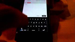 Nokia N9  Keyboard  Swype Integration [upl. by Aihsetan]