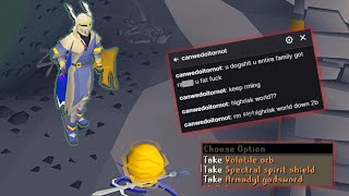 Angry Stream Sniper Gets Pked For MAX GEAR on RuneScape [upl. by Asillem]