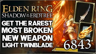 Shadow of the Erdtree  The True BEST New Weapon in Game  Euporia Twinblade Guide  Elden Ring [upl. by Eisinger]