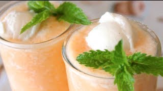 Cantaloupe Milklessshakes  Rule of Yum recipe [upl. by Verneuil]