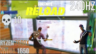 MOTION BLUR  240HZ  NATIVE RES 1920x1080  Ryzen 5 7600x  FORTNITE OG RELOAD🏆 [upl. by Atnwahs432]