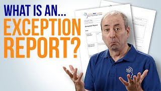 What is an Exception Report and How to Prepare One And whats an Exception [upl. by Letnohc]