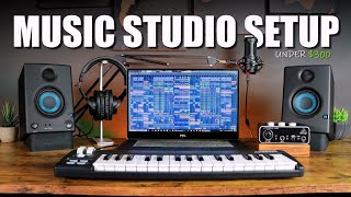 Home Studio Setup On a Budget For Beginners Under 300  The Perfect Home Music Studio Starter Kit [upl. by Laverna]