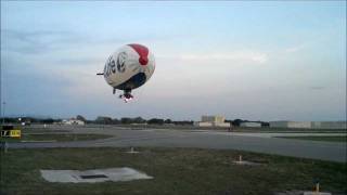 MetLife Snoopy Blimp Sunset Landing SRQ Sarasota FL [upl. by Dust]