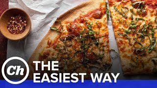 How to Make Easy Homemade Pizza  The Easiest Way [upl. by Ackley285]