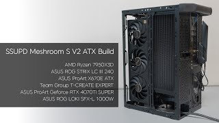 SSUPD Meshroom S V2 ATX motherboard Build [upl. by Blondie]