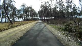 Sanguinet  Biscarrosse Nouvelle piste cyclable [upl. by Timoteo428]