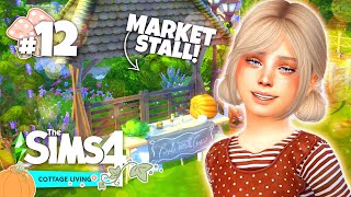 building a little MARKET STALL 🛍 Cottage Living 12 [upl. by Assirek]