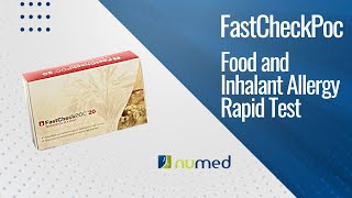 FastCheckPoc  Food and Inhalant Allergy Rapid Test [upl. by Oryaj]