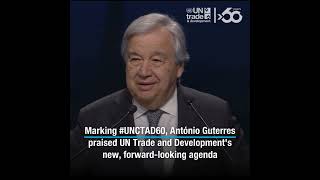 UN chief underscores UNCTADs essential role in shaping a fairer more sustainable global economy [upl. by Ledniahs965]