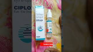 Ciplox Eye drops Reviewshorts [upl. by Harras87]