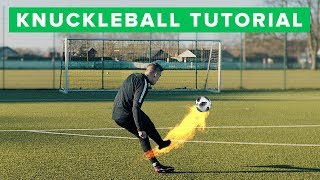 How to shoot a knuckleball  Learn CR7 free kick [upl. by Llebiram]