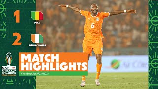 HIGHLIGHTS  Mali 🆚 Côte dIvoire  TotalEnergiesAFCON2023  Quarter Finals [upl. by Esila]