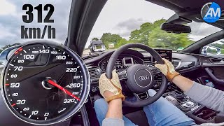 Audi RS6 Performance 605hp  0312 kmh acceleration [upl. by Tarrah]