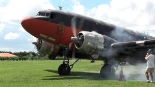 C47 departs Richards Field [upl. by Ahsiuq65]