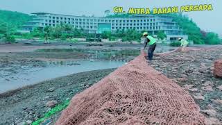 Hydroseeding jetty pulau IMIP [upl. by Vories688]