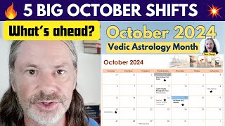 October 2024 Vedic Astrology Debilitated Sun Venus in Scorpio Solar Eclipse Full Moon in Aries [upl. by Duthie159]