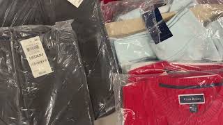 BulkOrderUSAcom  Men Tops Wholesale Lot TOMMY HILFIGER LEVIS SPERRY 17 items MSRP 694 [upl. by Thetis]