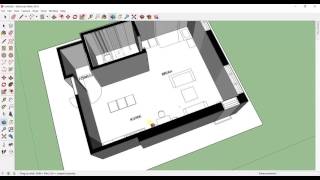 Sketchup Piirtäminen pohjapiirustuksen avulla [upl. by Sarkaria]