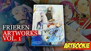 Frieren Beyond Journeys End Art Works Vol 1 Artbook First Video for 2024  Flipthrough Review [upl. by Else333]