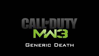 Call of Duty Modern Warfare 3 Death Flashed Melee Sounds [upl. by Dressel486]