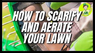 How to scarify and aerate your own lawn explained [upl. by Suivatnod]