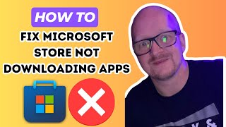 How To FIX Microsoft Store Not Downloading Apps On Windows 1011  Full Guide 2024 [upl. by Agneta]