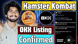 hamster kombat OKX Listing Confirmed  hamster kombat listing date hamster Kombat Withdrawal [upl. by Laddy12]