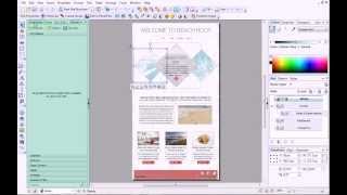 Serif WebPlus X7 Tutorial  Discover the Workspace [upl. by Akemad947]